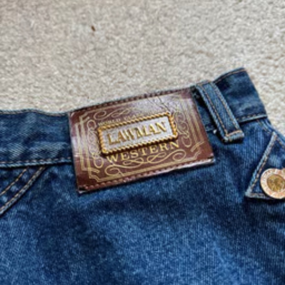 Vintage Lawman western bareback jeans - Picture 3 of 6